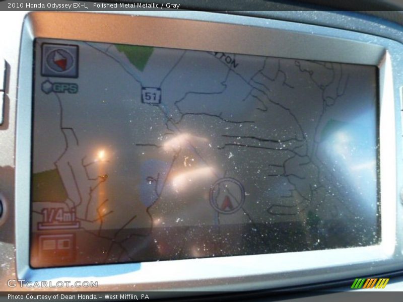 Polished Metal Metallic / Gray 2010 Honda Odyssey EX-L