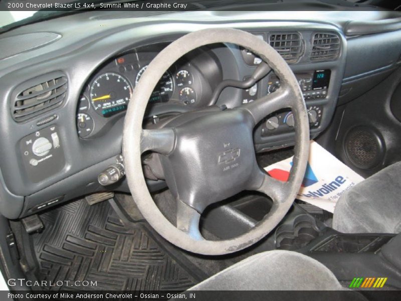 Summit White / Graphite Gray 2000 Chevrolet Blazer LS 4x4