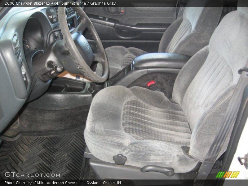 Summit White / Graphite Gray 2000 Chevrolet Blazer LS 4x4