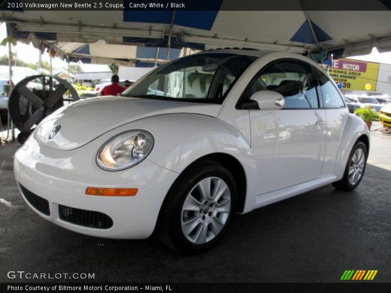 Candy White / Black 2010 Volkswagen New Beetle 2.5 Coupe