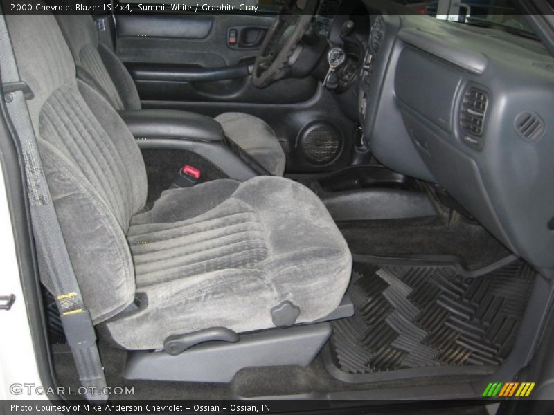 Summit White / Graphite Gray 2000 Chevrolet Blazer LS 4x4