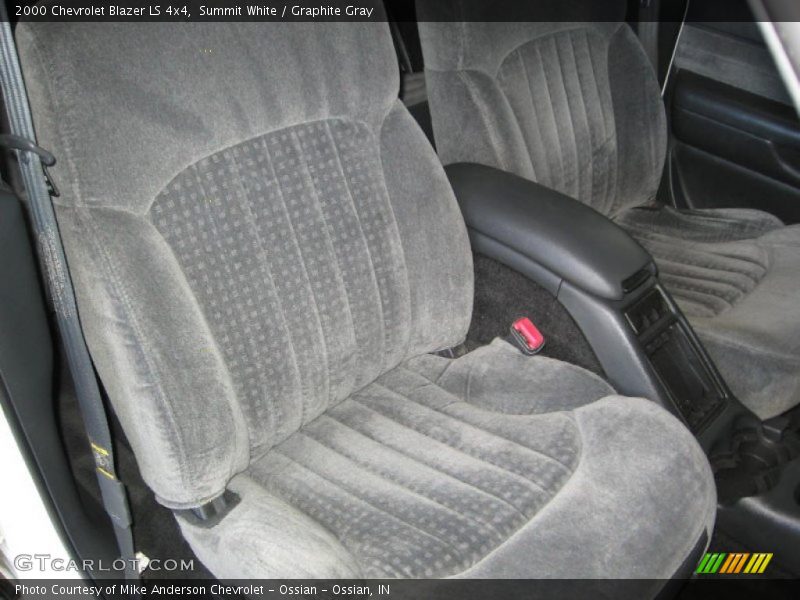 Summit White / Graphite Gray 2000 Chevrolet Blazer LS 4x4