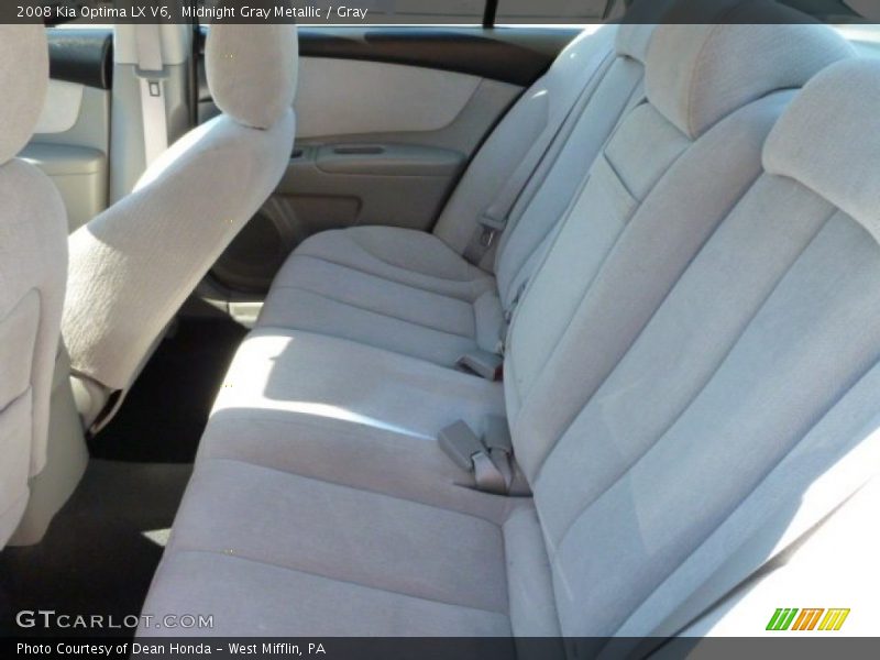 Midnight Gray Metallic / Gray 2008 Kia Optima LX V6