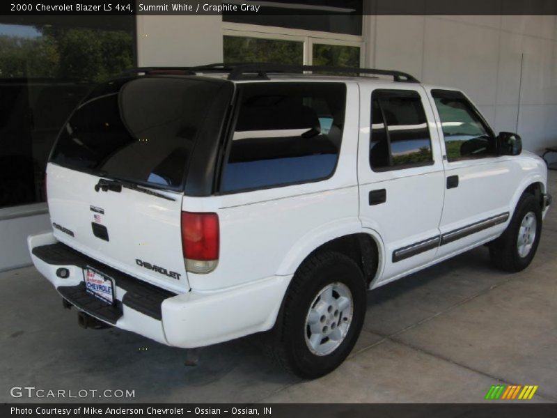 Summit White / Graphite Gray 2000 Chevrolet Blazer LS 4x4