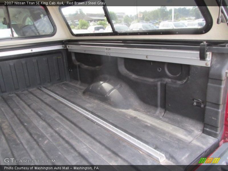 Red Brawn / Steel Gray 2007 Nissan Titan SE King Cab 4x4