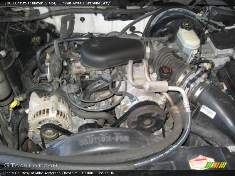 Summit White / Graphite Gray 2000 Chevrolet Blazer LS 4x4