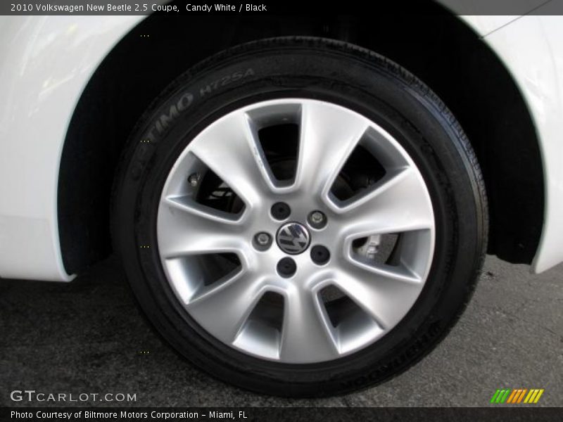 Candy White / Black 2010 Volkswagen New Beetle 2.5 Coupe