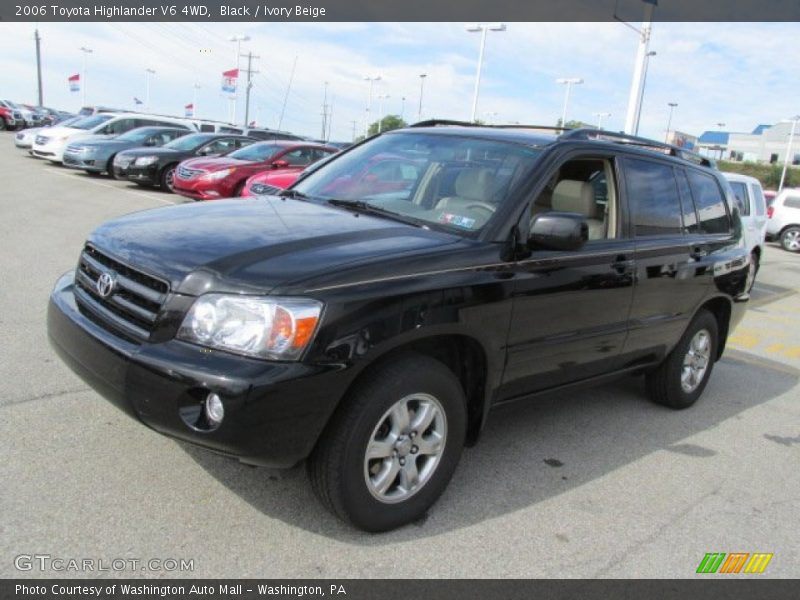 Black / Ivory Beige 2006 Toyota Highlander V6 4WD