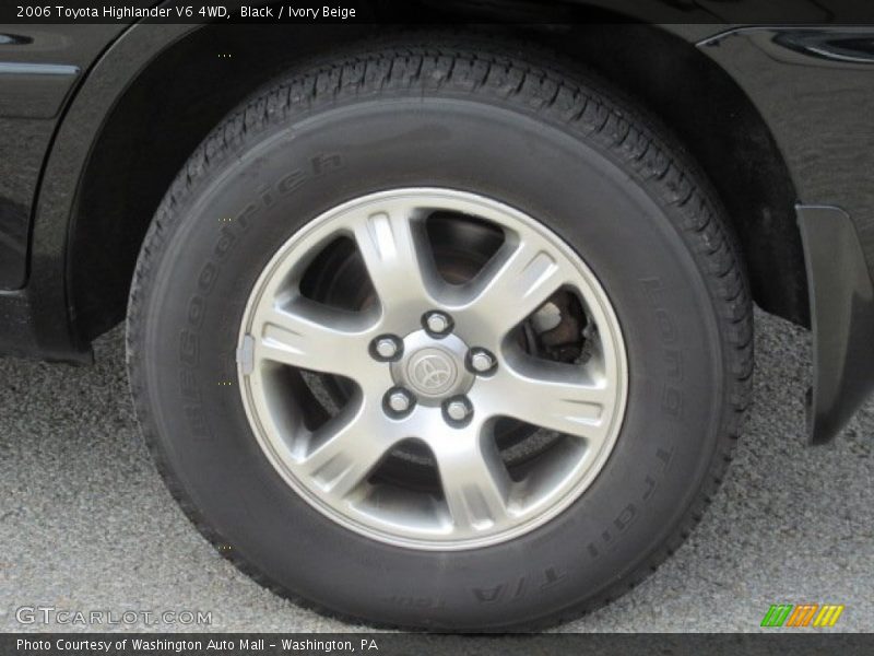 Black / Ivory Beige 2006 Toyota Highlander V6 4WD