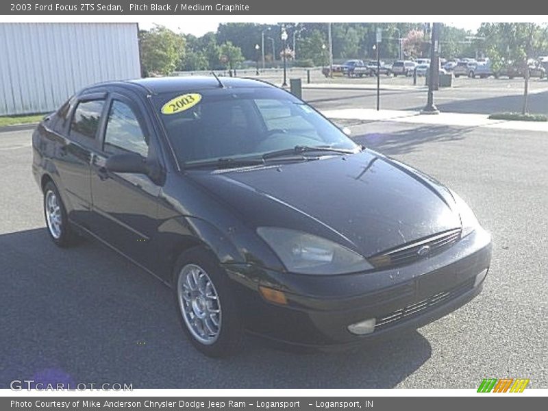 Pitch Black / Medium Graphite 2003 Ford Focus ZTS Sedan