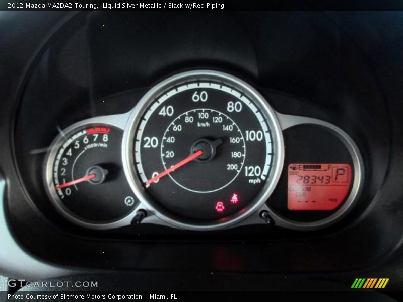  2012 MAZDA2 Touring Touring Gauges