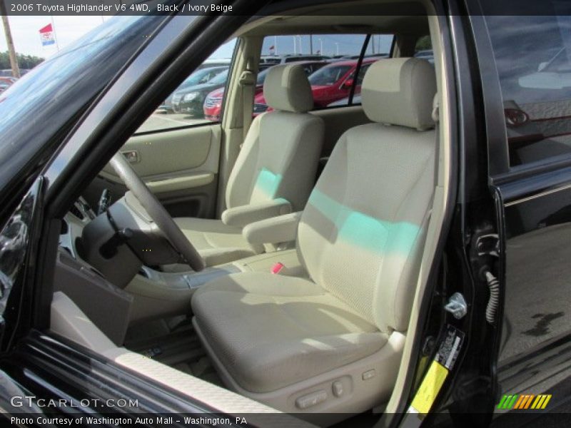 Black / Ivory Beige 2006 Toyota Highlander V6 4WD