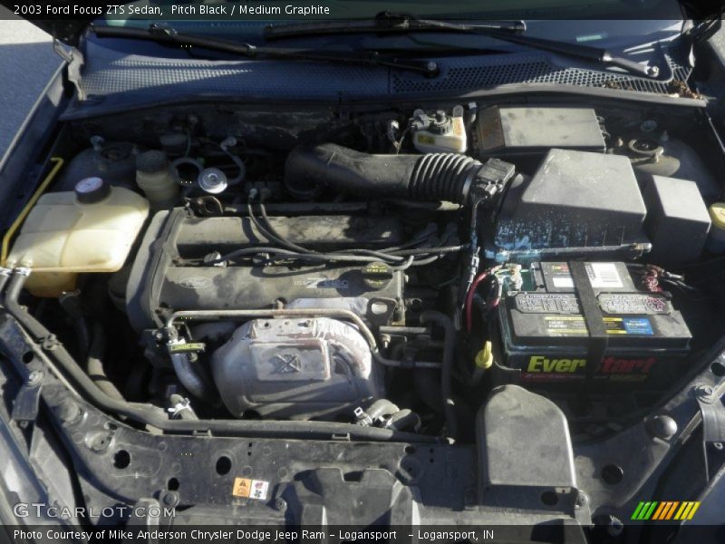 Pitch Black / Medium Graphite 2003 Ford Focus ZTS Sedan