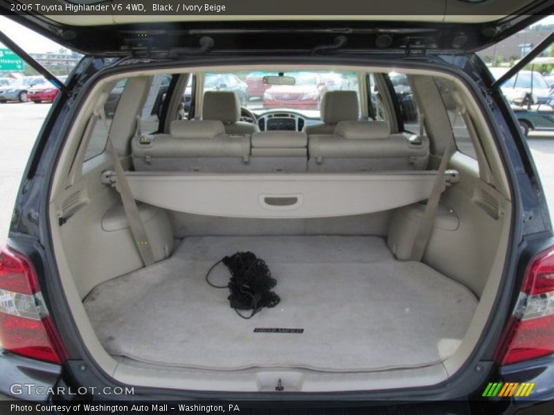 Black / Ivory Beige 2006 Toyota Highlander V6 4WD