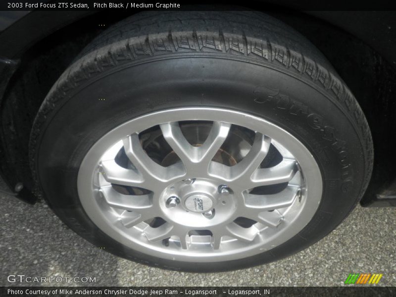 Pitch Black / Medium Graphite 2003 Ford Focus ZTS Sedan