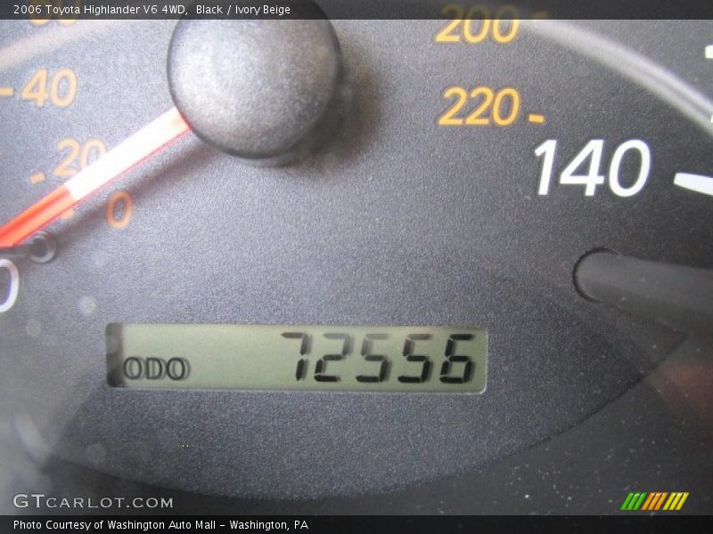 Black / Ivory Beige 2006 Toyota Highlander V6 4WD