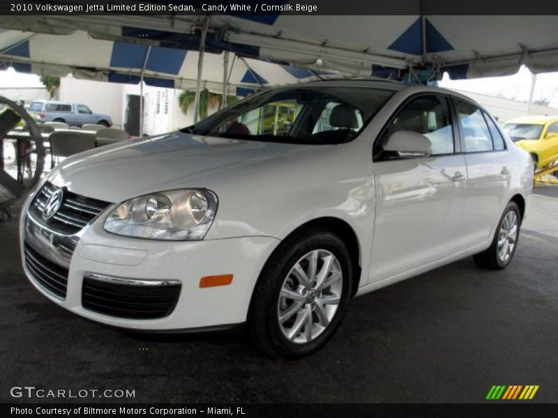 Candy White / Cornsilk Beige 2010 Volkswagen Jetta Limited Edition Sedan