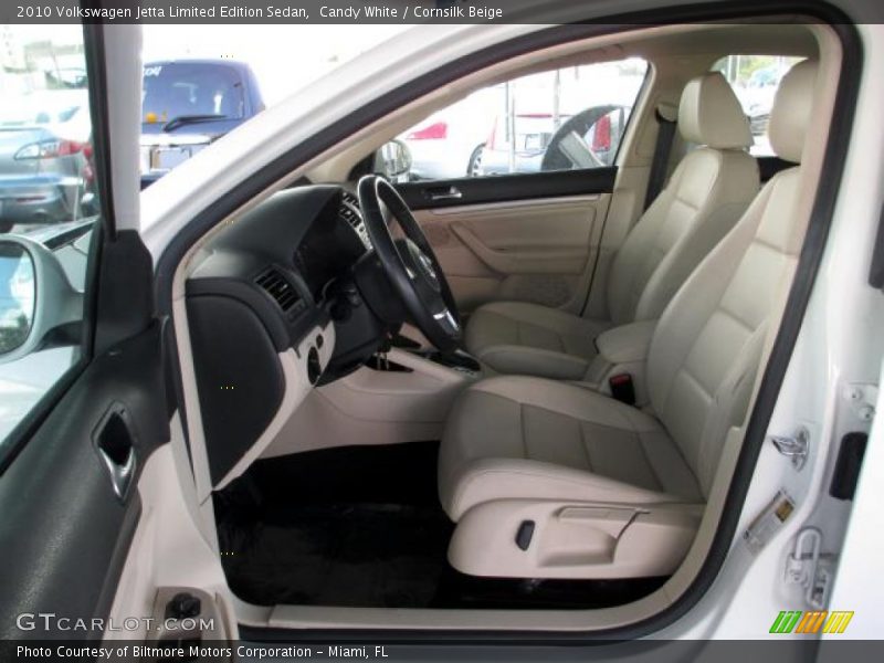 Candy White / Cornsilk Beige 2010 Volkswagen Jetta Limited Edition Sedan