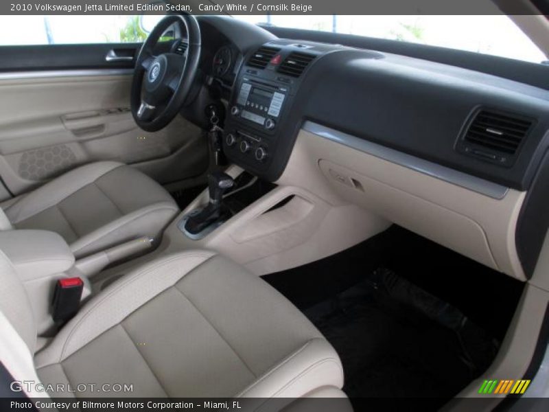 Candy White / Cornsilk Beige 2010 Volkswagen Jetta Limited Edition Sedan
