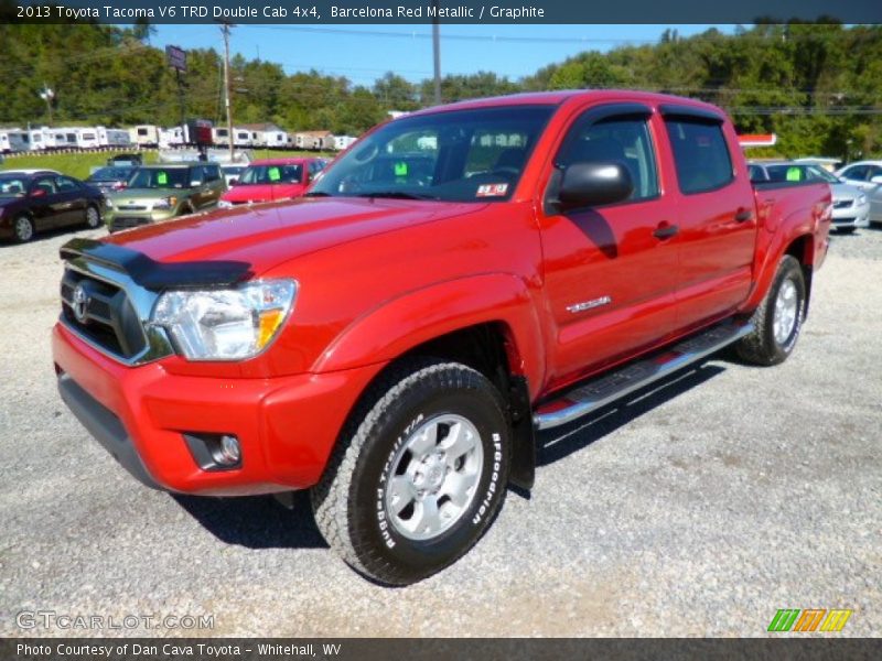 Barcelona Red Metallic / Graphite 2013 Toyota Tacoma V6 TRD Double Cab 4x4