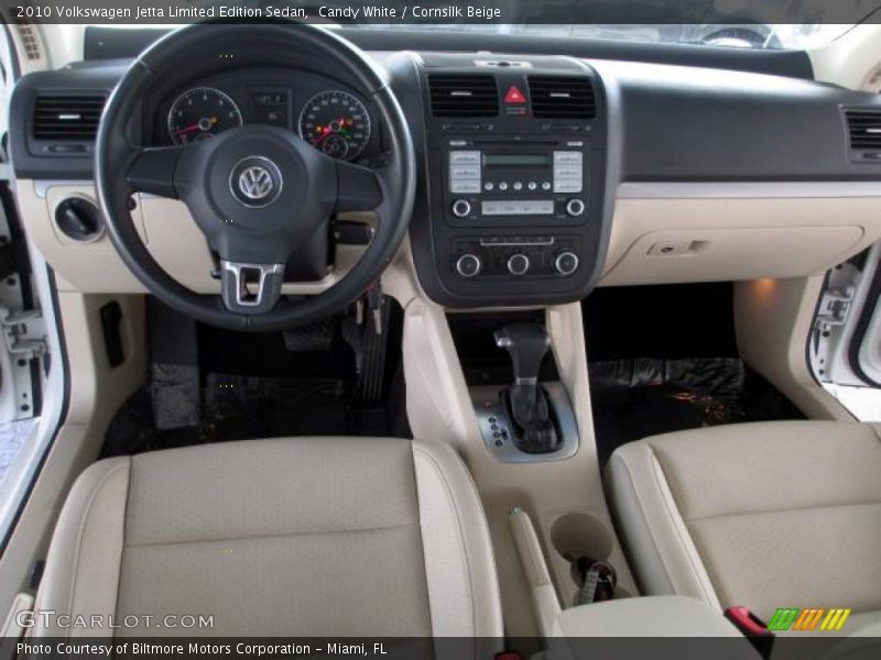 Candy White / Cornsilk Beige 2010 Volkswagen Jetta Limited Edition Sedan