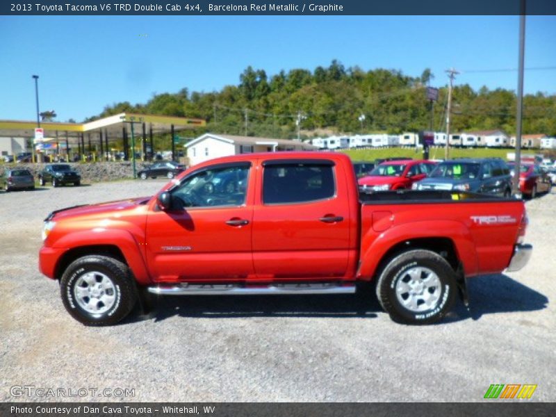 Barcelona Red Metallic / Graphite 2013 Toyota Tacoma V6 TRD Double Cab 4x4