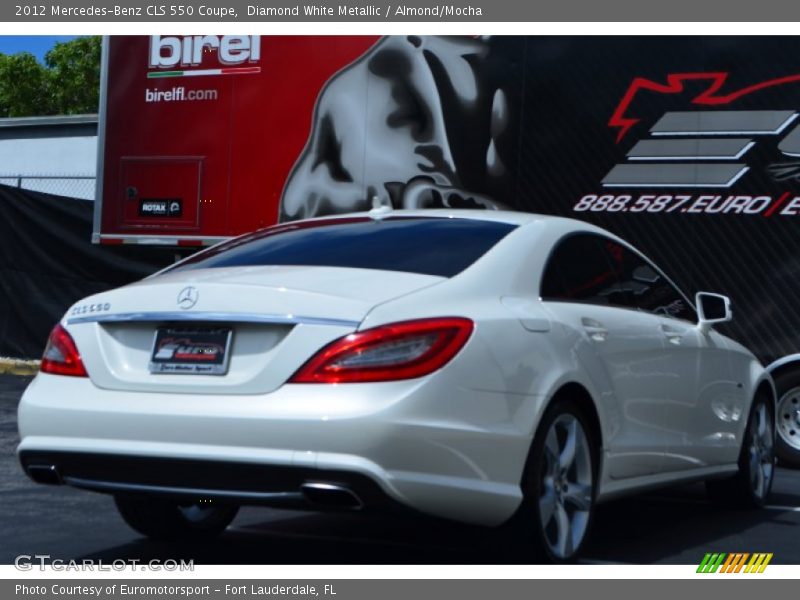 Diamond White Metallic / Almond/Mocha 2012 Mercedes-Benz CLS 550 Coupe