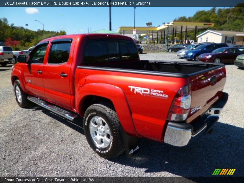 Barcelona Red Metallic / Graphite 2013 Toyota Tacoma V6 TRD Double Cab 4x4