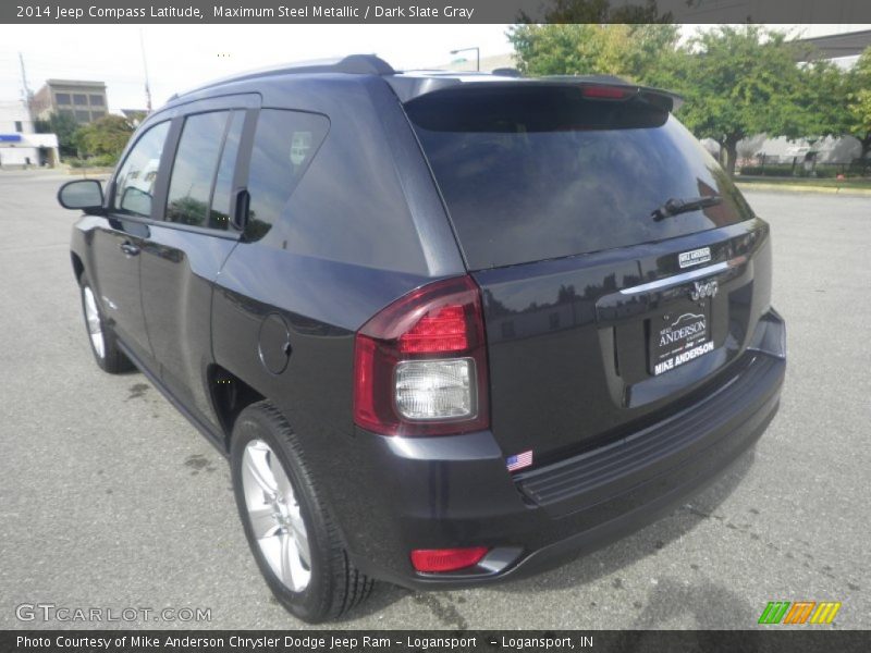 Maximum Steel Metallic / Dark Slate Gray 2014 Jeep Compass Latitude