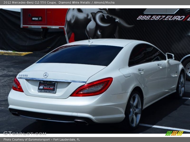 Diamond White Metallic / Almond/Mocha 2012 Mercedes-Benz CLS 550 Coupe