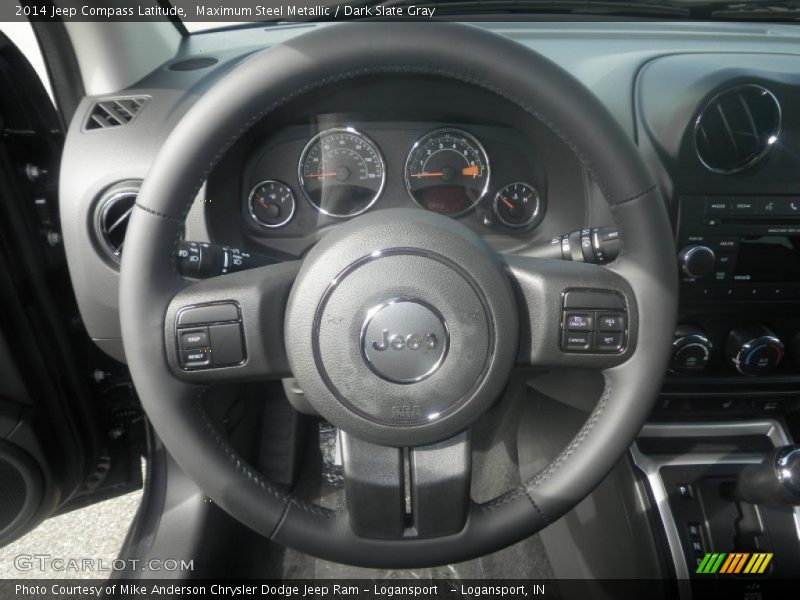 Maximum Steel Metallic / Dark Slate Gray 2014 Jeep Compass Latitude