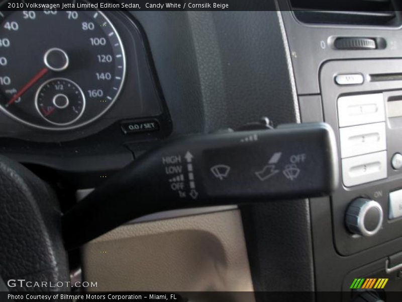 Candy White / Cornsilk Beige 2010 Volkswagen Jetta Limited Edition Sedan