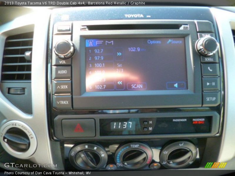 Barcelona Red Metallic / Graphite 2013 Toyota Tacoma V6 TRD Double Cab 4x4