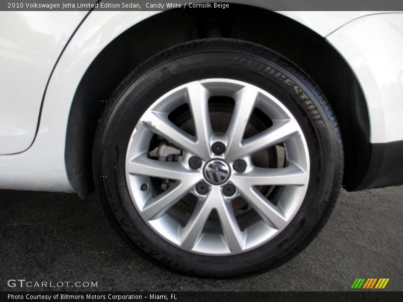 Candy White / Cornsilk Beige 2010 Volkswagen Jetta Limited Edition Sedan