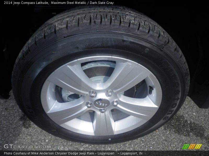Maximum Steel Metallic / Dark Slate Gray 2014 Jeep Compass Latitude