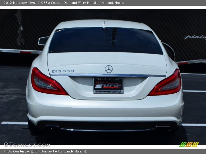 Diamond White Metallic / Almond/Mocha 2012 Mercedes-Benz CLS 550 Coupe