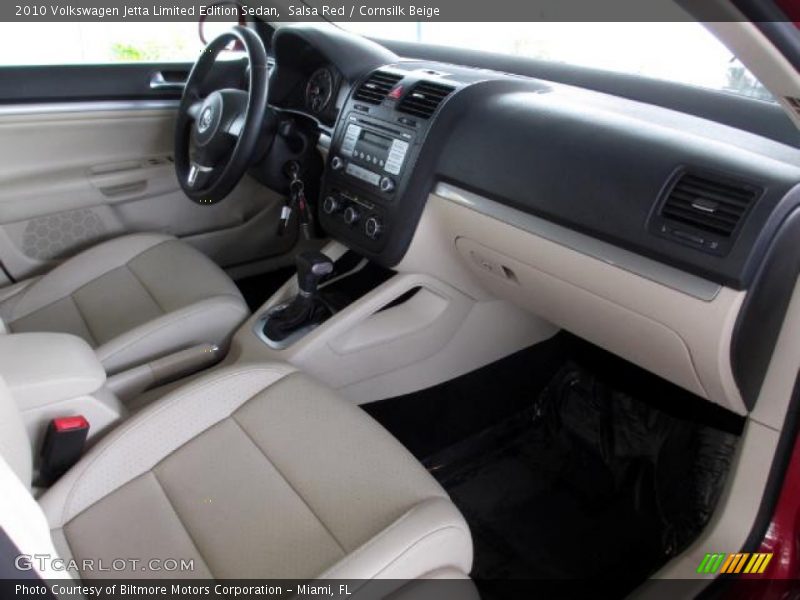 Salsa Red / Cornsilk Beige 2010 Volkswagen Jetta Limited Edition Sedan