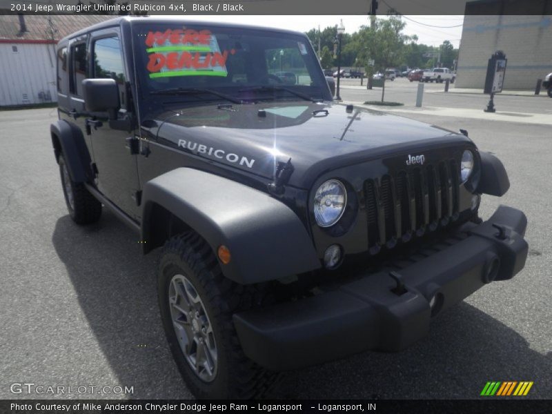 Black / Black 2014 Jeep Wrangler Unlimited Rubicon 4x4