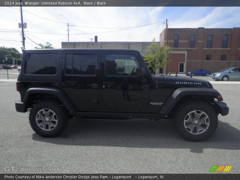 Black / Black 2014 Jeep Wrangler Unlimited Rubicon 4x4