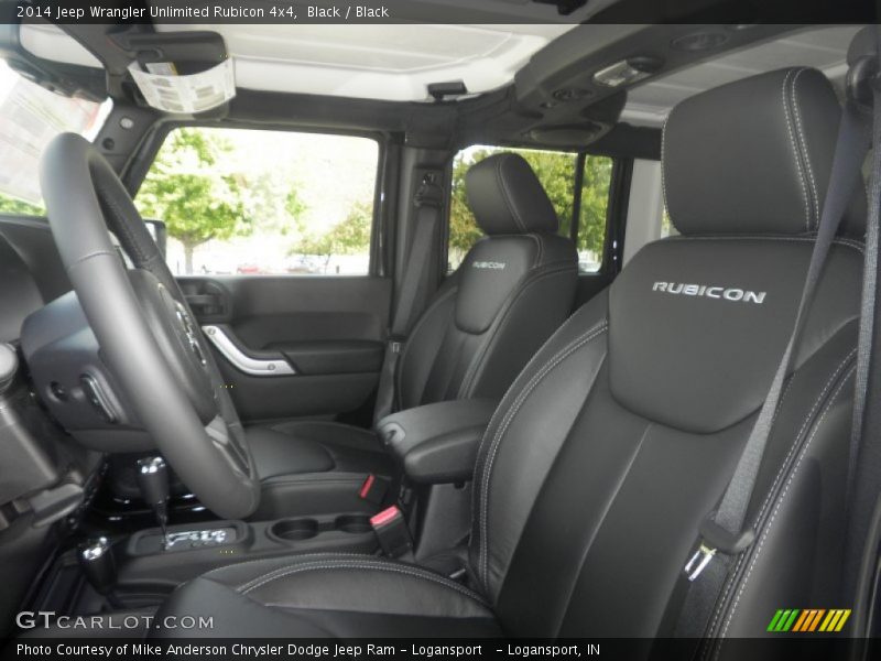 Black / Black 2014 Jeep Wrangler Unlimited Rubicon 4x4