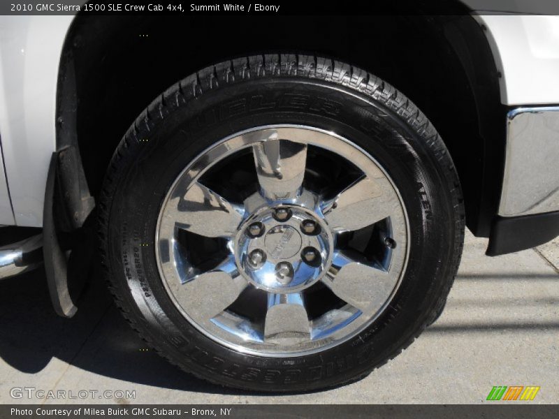 Summit White / Ebony 2010 GMC Sierra 1500 SLE Crew Cab 4x4