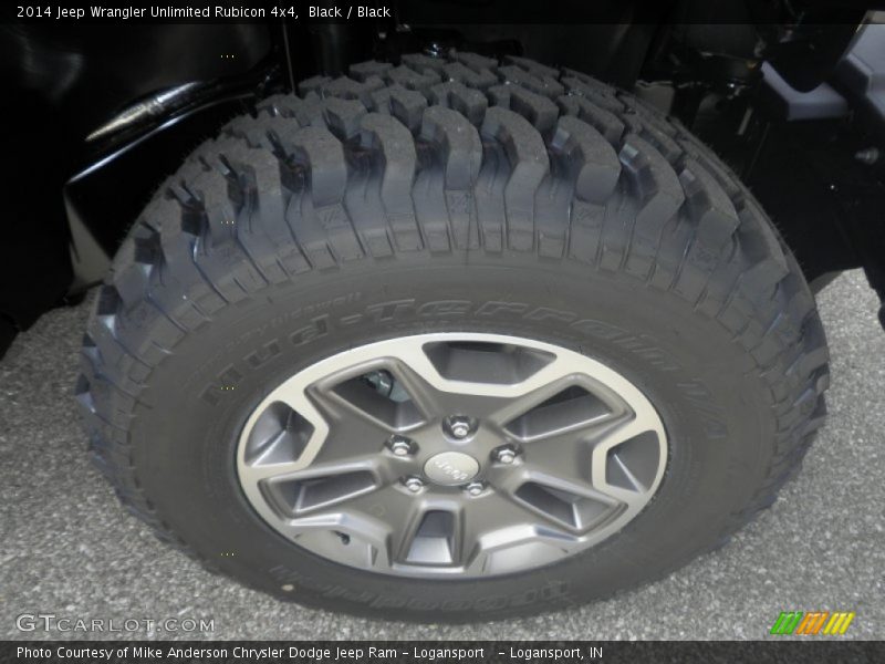 Black / Black 2014 Jeep Wrangler Unlimited Rubicon 4x4