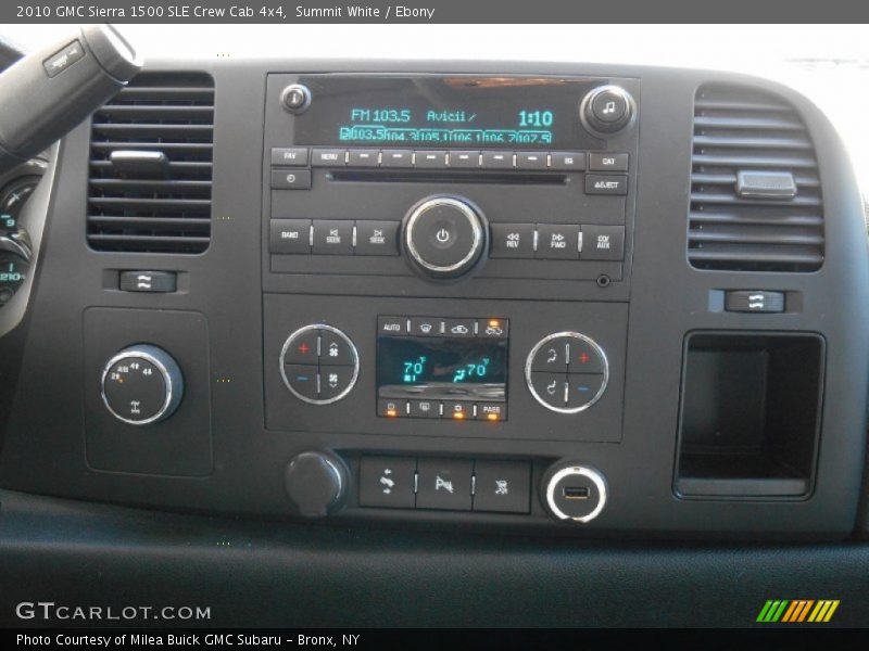 Summit White / Ebony 2010 GMC Sierra 1500 SLE Crew Cab 4x4