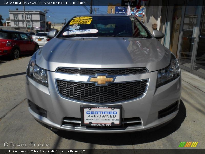 Silver Ice Metallic / Jet Black 2012 Chevrolet Cruze LT