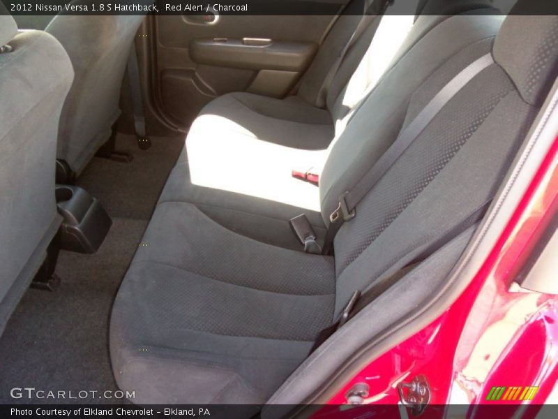 Red Alert / Charcoal 2012 Nissan Versa 1.8 S Hatchback