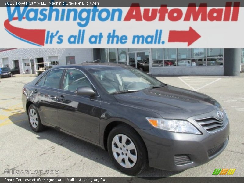Magnetic Gray Metallic / Ash 2011 Toyota Camry LE