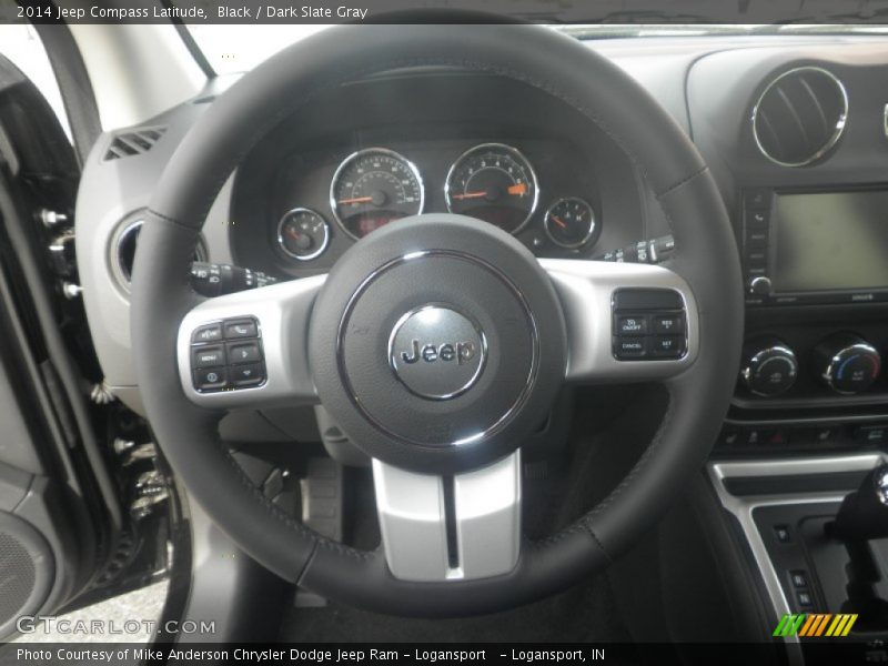 Black / Dark Slate Gray 2014 Jeep Compass Latitude