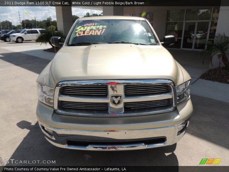 White Gold / Light Pebble Beige/Bark Brown 2011 Dodge Ram 1500 SLT Crew Cab