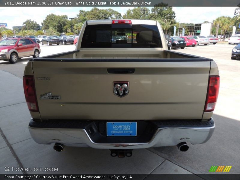 White Gold / Light Pebble Beige/Bark Brown 2011 Dodge Ram 1500 SLT Crew Cab