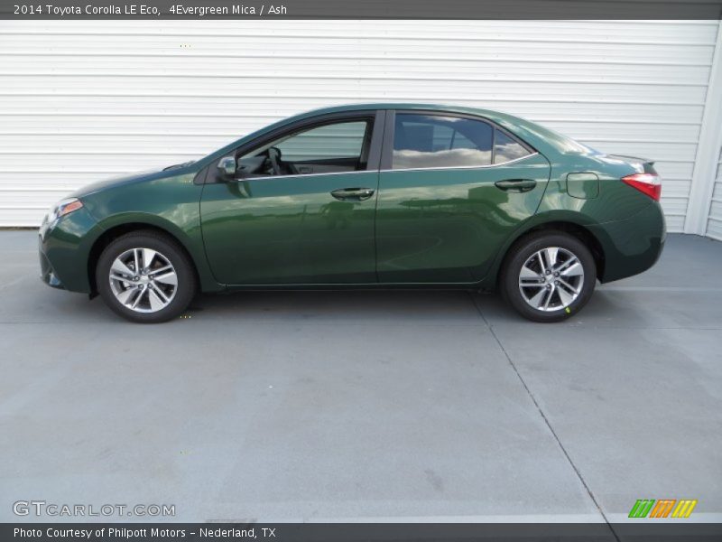 4Evergreen Mica / Ash 2014 Toyota Corolla LE Eco